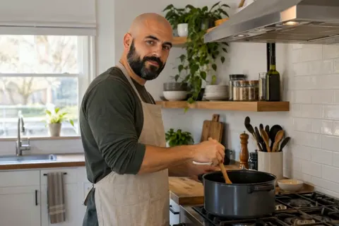 Actual Aisma result: The same stir performed by a fictional bald, bearded man about 45.
