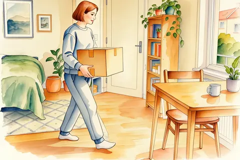 Actual Aisma result: The same box carried to the table as a loose watercolor painting.